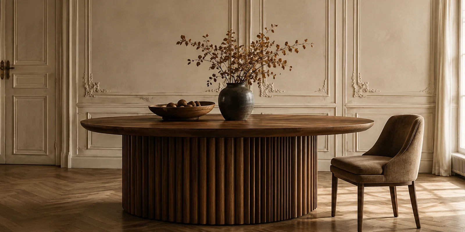 Bespoke dining furniture designed by ROAR Interiors