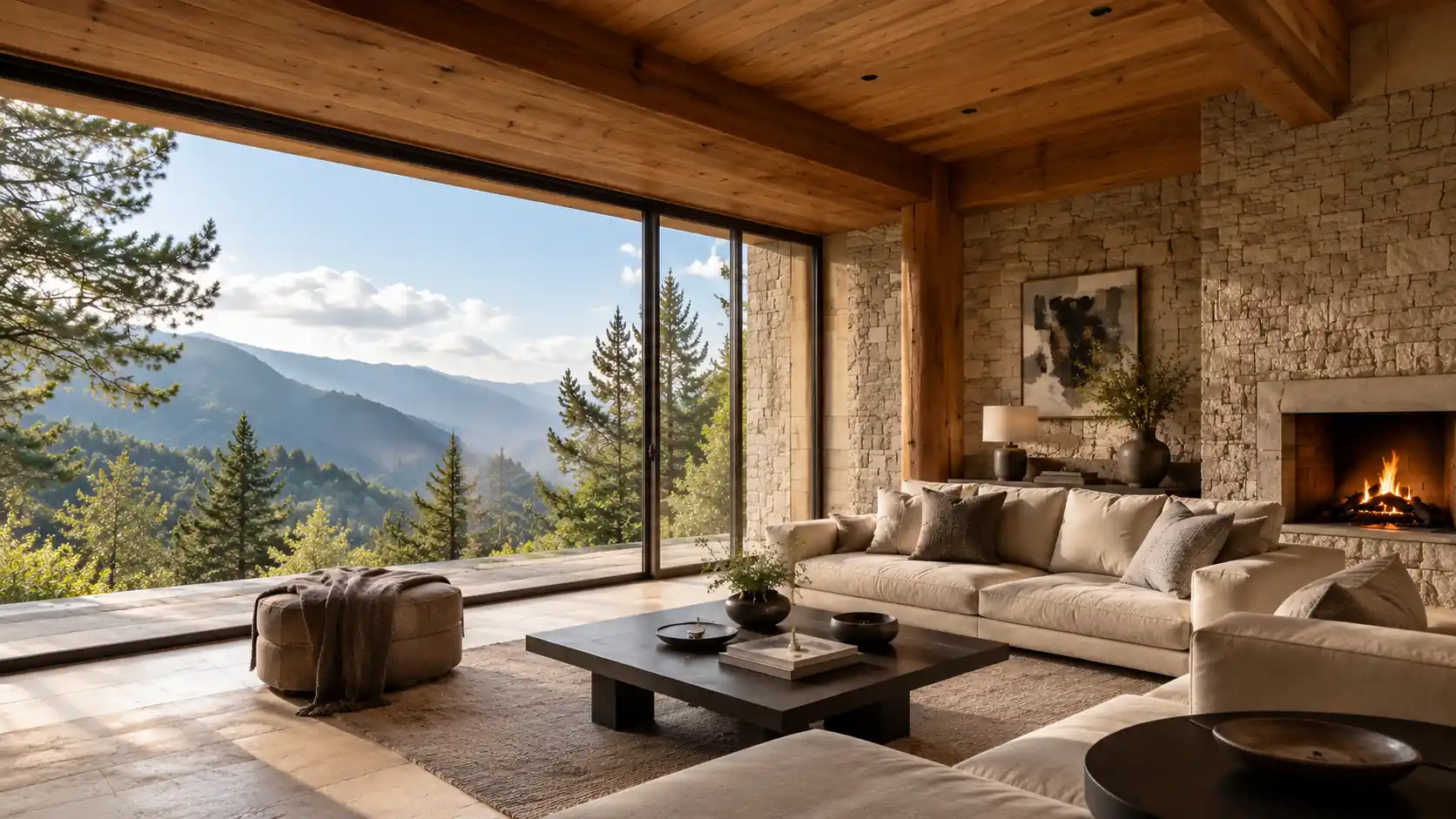 Living room at Mashobra Retreat