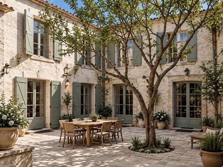 Provence Courtyard Home exterior