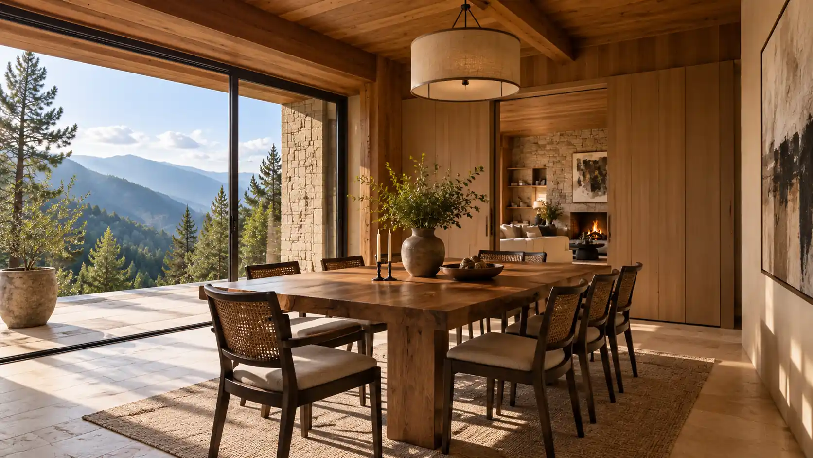 Dining area at Mashobra Retreat