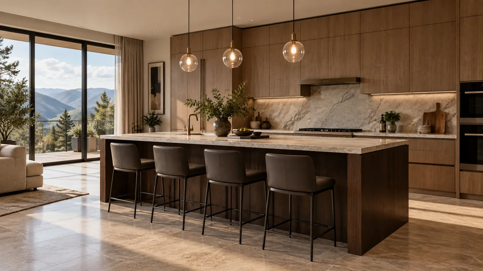 Kitchen at Mohali Penthouse