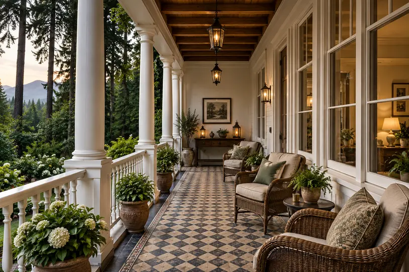 Dalhousie Bungalow verandah