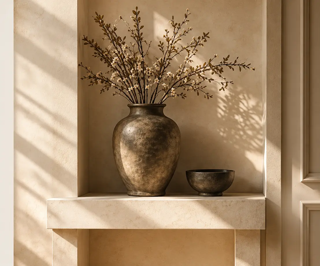 Warm interior detail